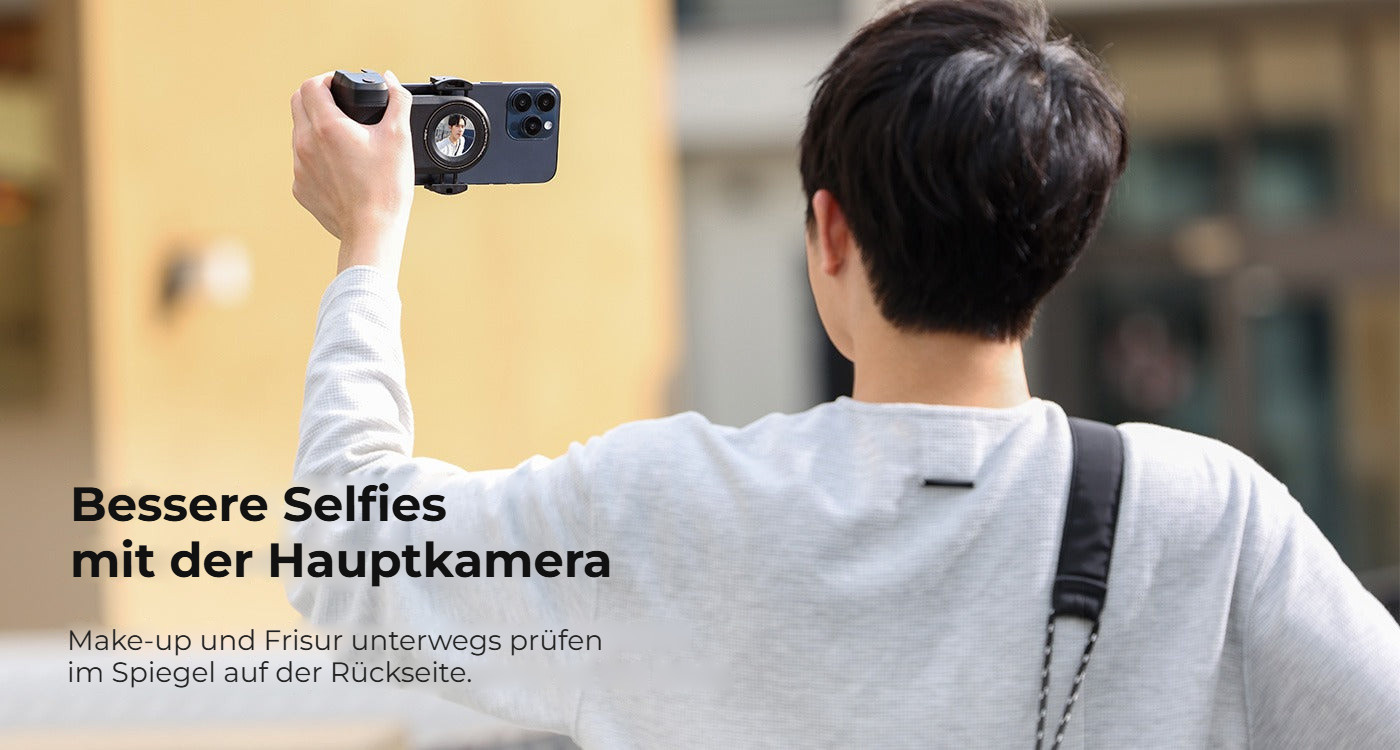 Ulanzi MA35 MagSafe rukojeť pro telefon – Zrcátko pro lepší selfie