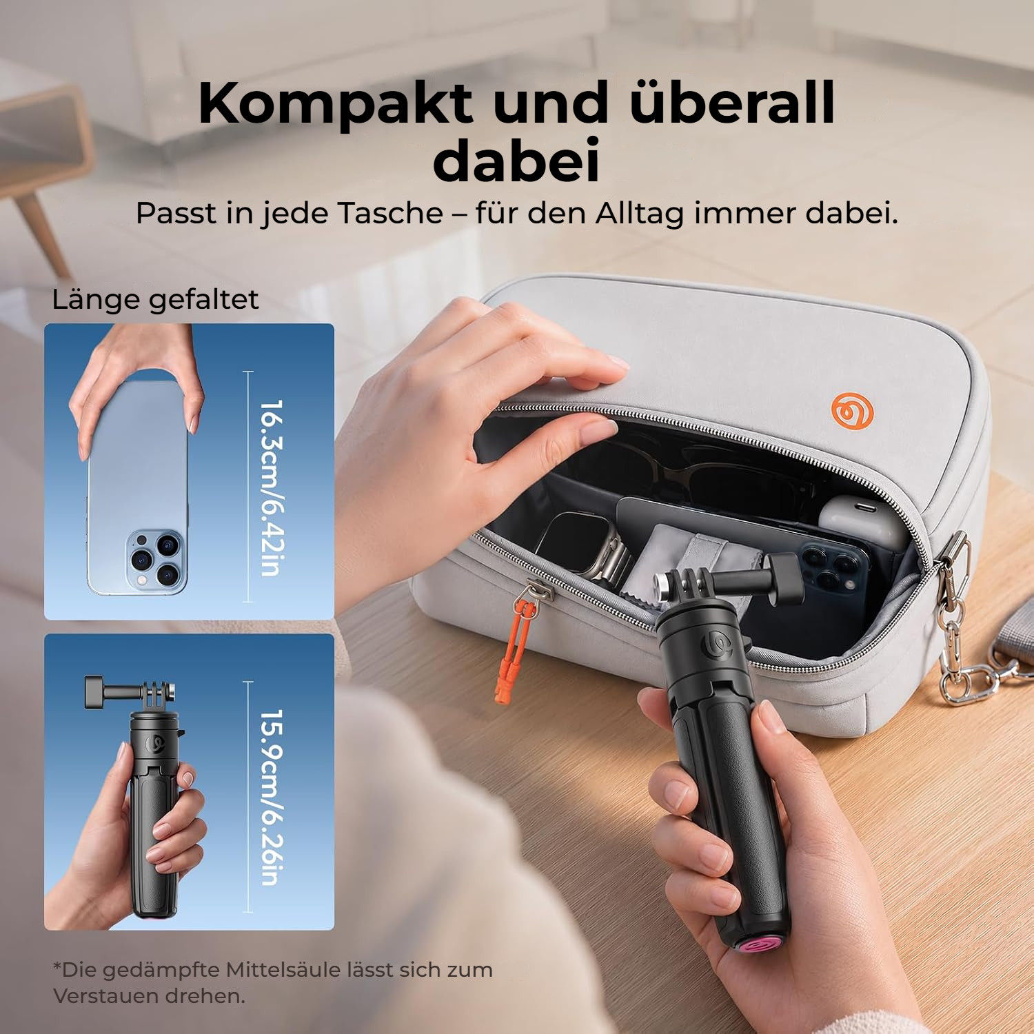 Ulanzi MT18 action cam – Kompaktní do kapsy