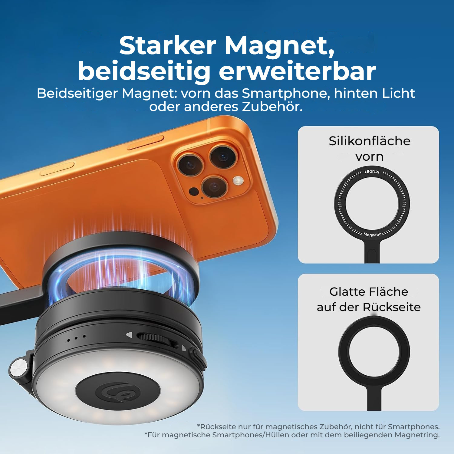 Ulanzi MT18 MagSafe – Oboustranný magnetický držák