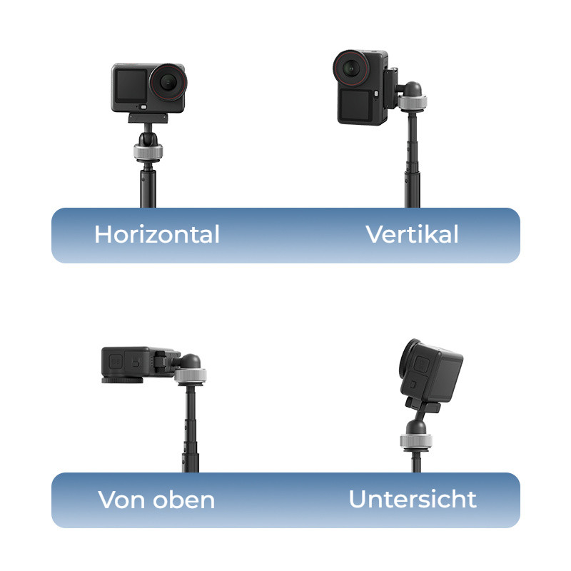 Ulanzi MT95 pro DJI Action 5 – Na šířku, na výšku i z nadhledu