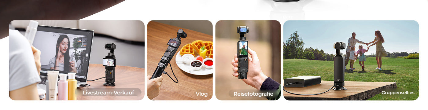 Ulanzi Pocket 3 Mini Tripod Kit PK-08 + PK-11 – Pro vlog, cesty i živé vysílání