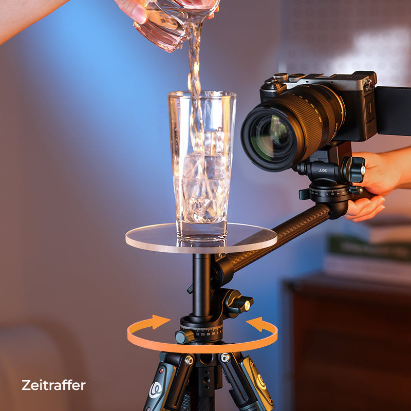Ulanzi QT05 Xiaojiu rotační podložka pro středový sloup – Time-lapse s rotací