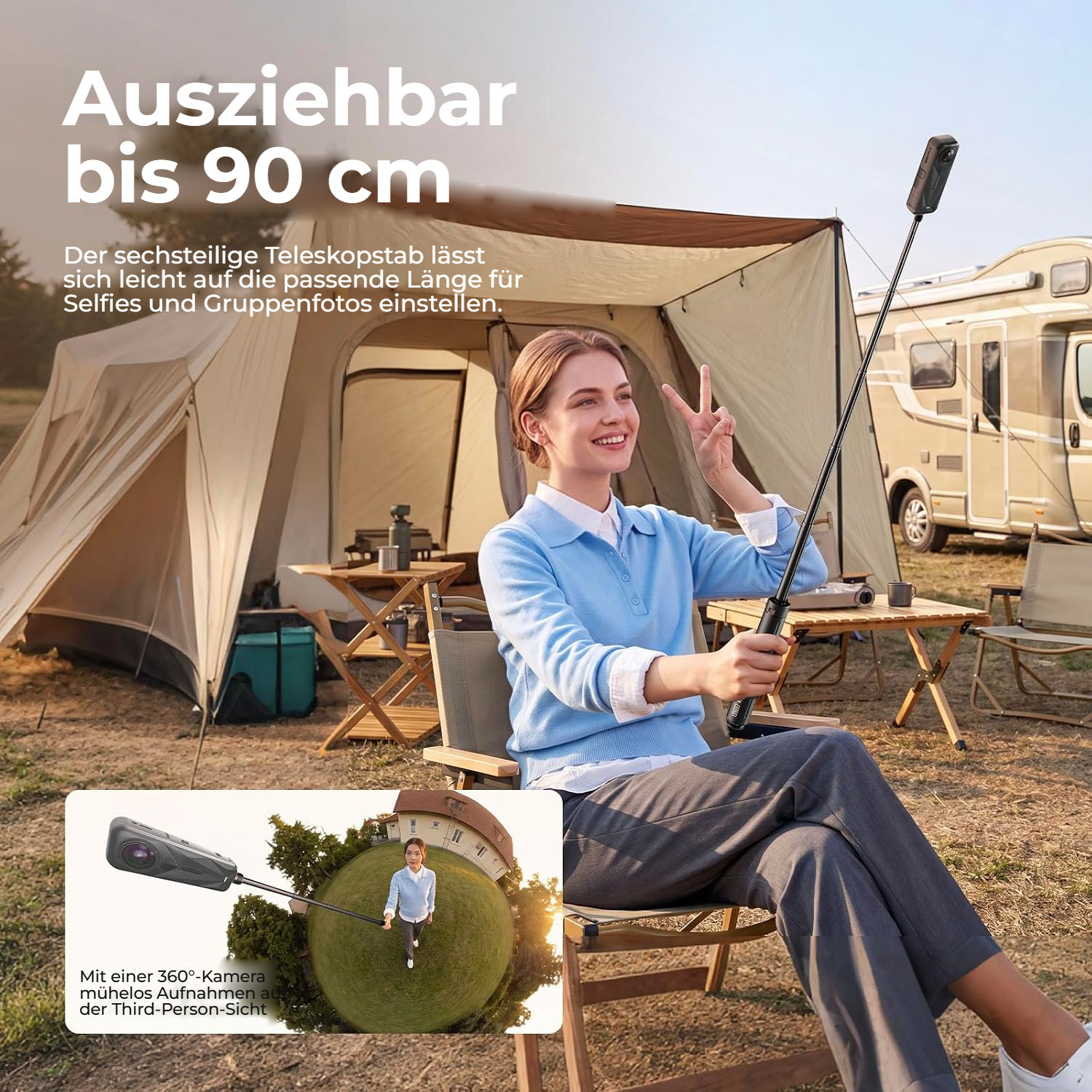 Ulanzi TT92 – Prodloužení až na 90 cm
