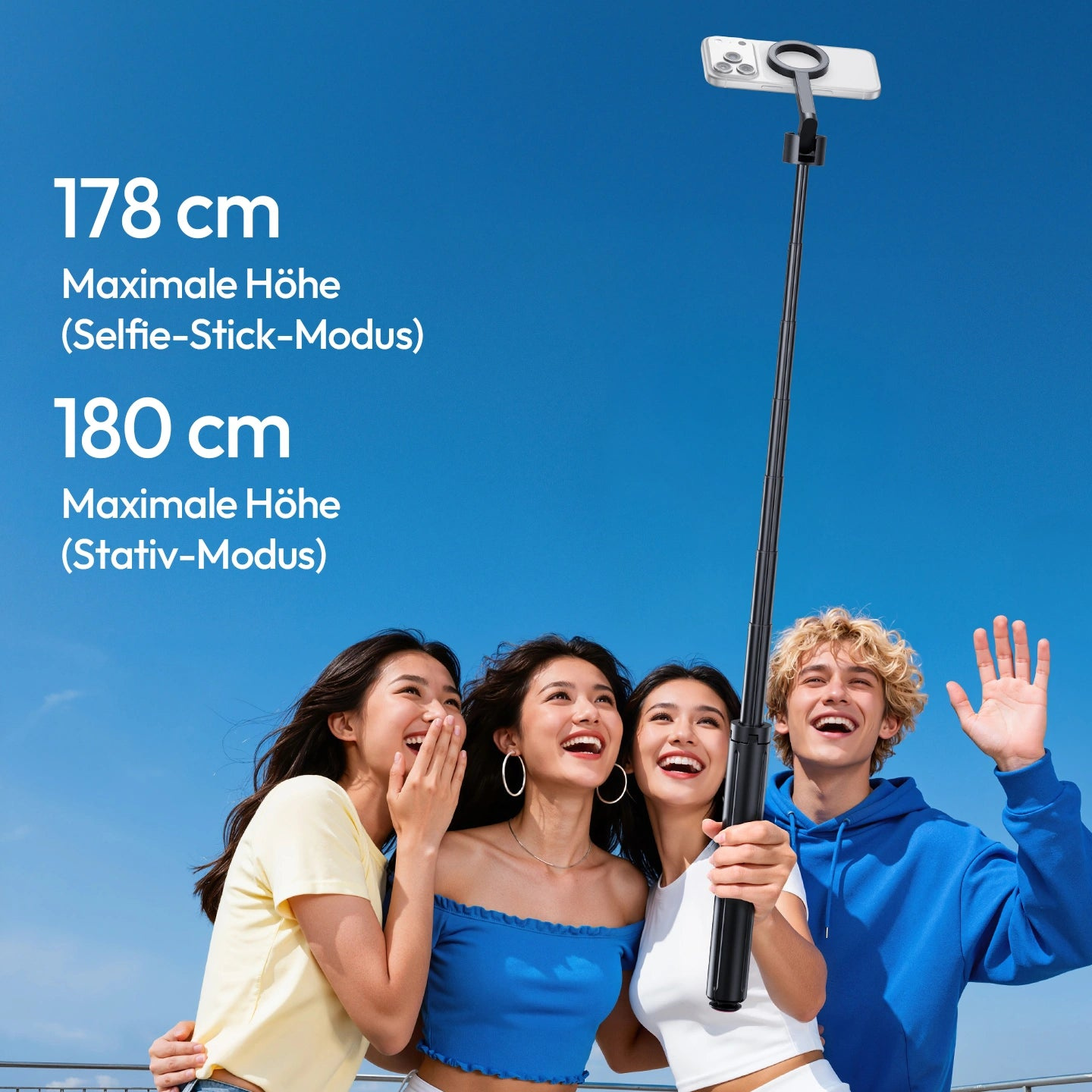 Ulanzi SK-21 Magnetic Auto-Open Tripod – Výška 178 a 180 cm