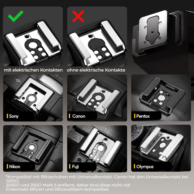 Ulanzi SL03 Spark Lite Camera Flash – Ověřte si kontakty horké patice