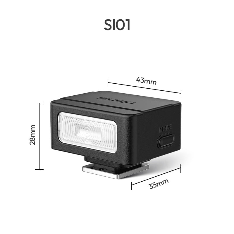 Ulanzi SL01 Spark Lite Camera Flash Light – Rozměry