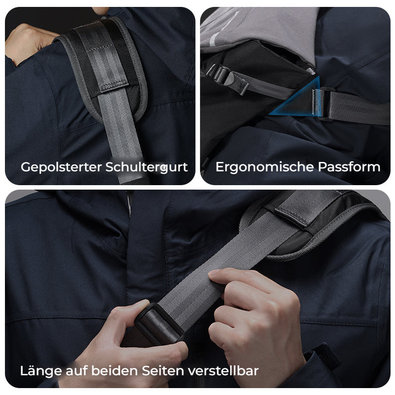 Ulanzi TE88 Camera Shoulder Bag – Polstrovaný popruh, nastavitelný na obou stranách