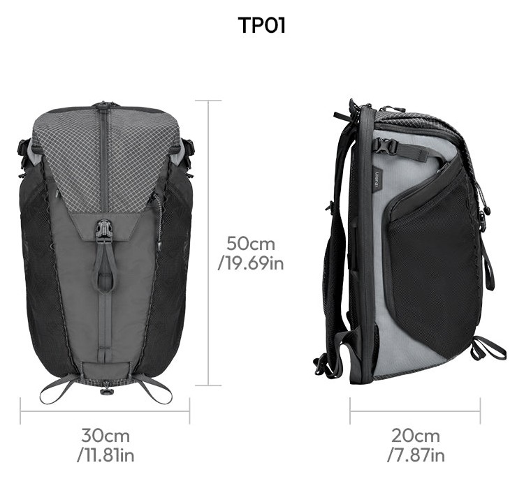 Ulanzi TP01 Travel Photography Backpack 25L