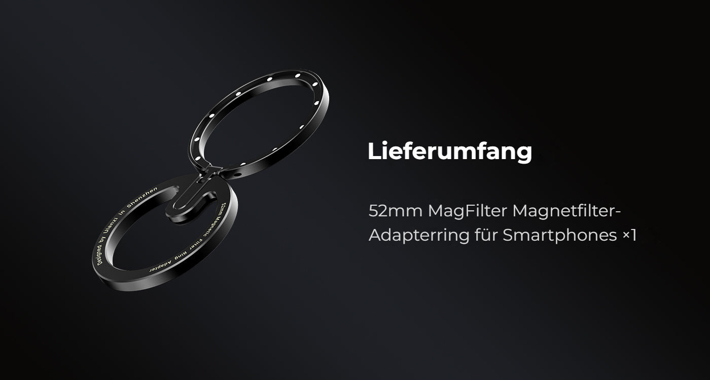 Ulanzi 52mm MagFilter adaptér – Obsah balení