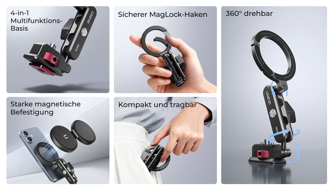 Ulanzi MA56 4-in-1 MagLock Phone Mount – Vše podstatné na jednom místě