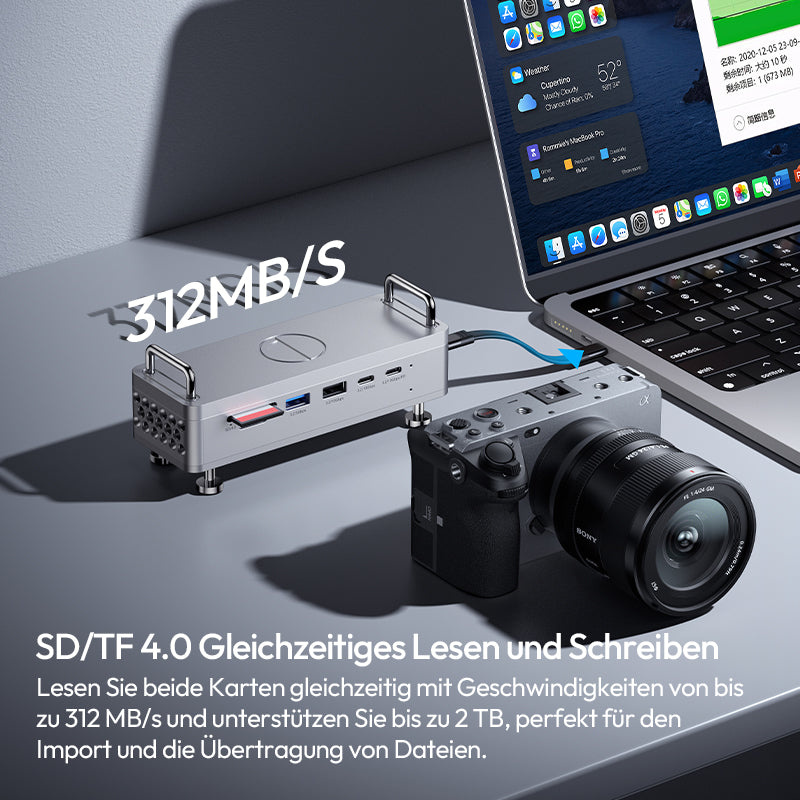 Ulanzi QT03 dokovací stanice – Čtečka SD/TF 4.0