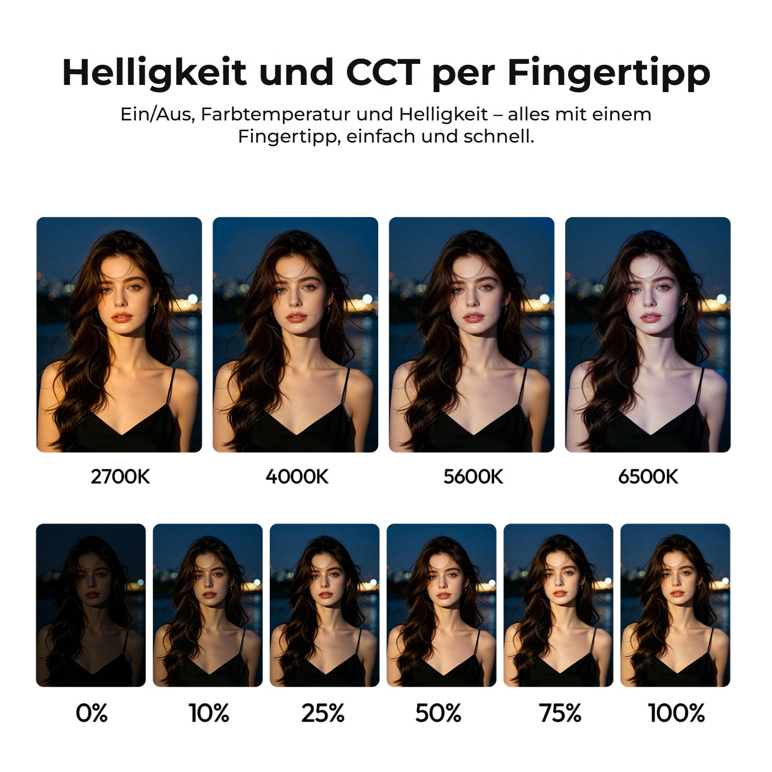 Ulanzi UA50 nafukovací světlo – Bi-color rozsah pro různé scény