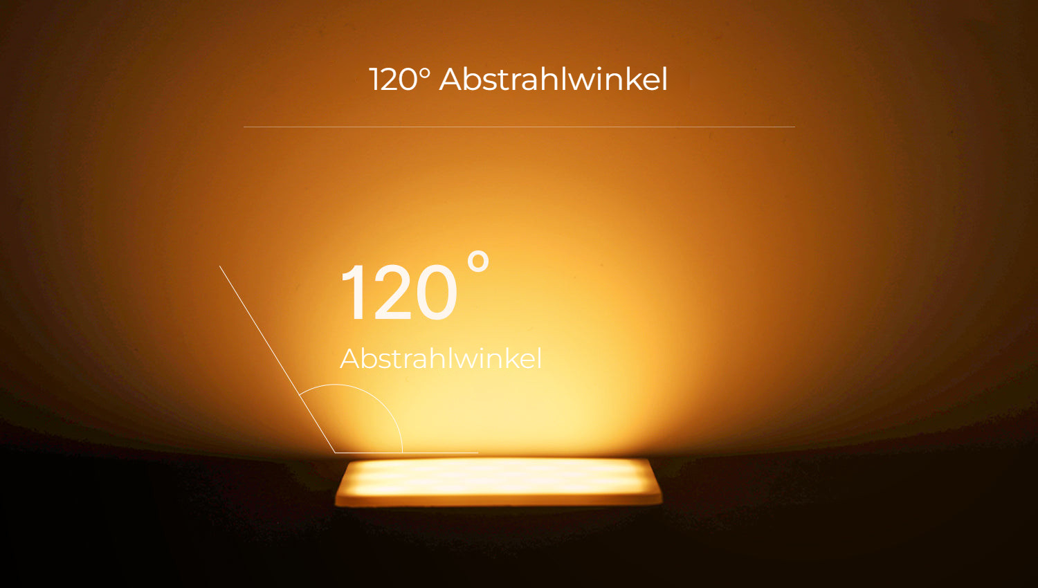 Ulanzi VL49 Pro RGB – Úhel svícení 120°