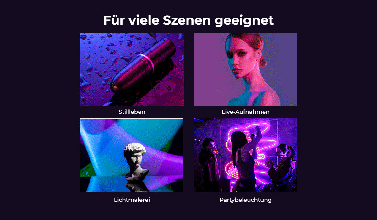 Ulanzi VL110 RGB LED tyč – Pro různé scény