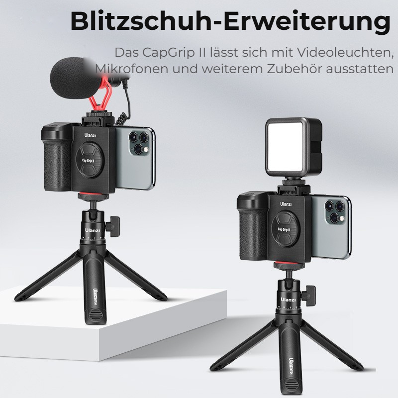 Ulanzi CG01 Bluetooth Smartphone Camera Grip – Studená patka na vršku