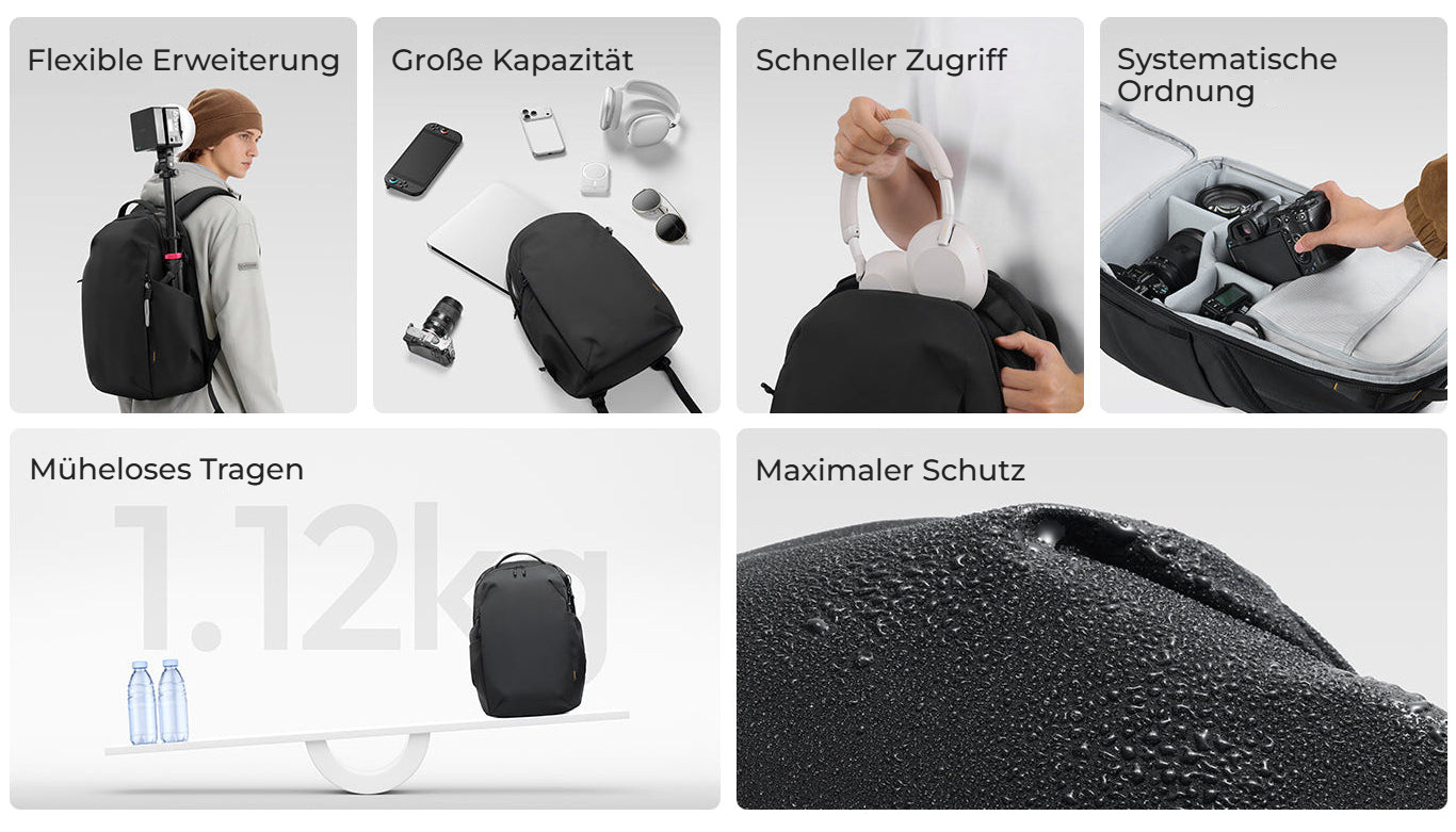 Ulanzi YY038 Urban Travel Backpack V2 22L – Vše podstatné na jednom místě